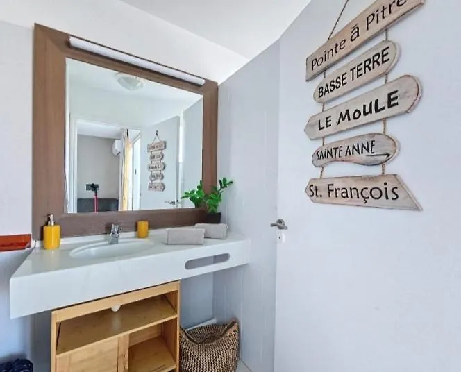 Studio Cap Caraibes, Piscine, Acces Plage, Nouvelle Wifi Haut Debit Apartment Saint-Francois